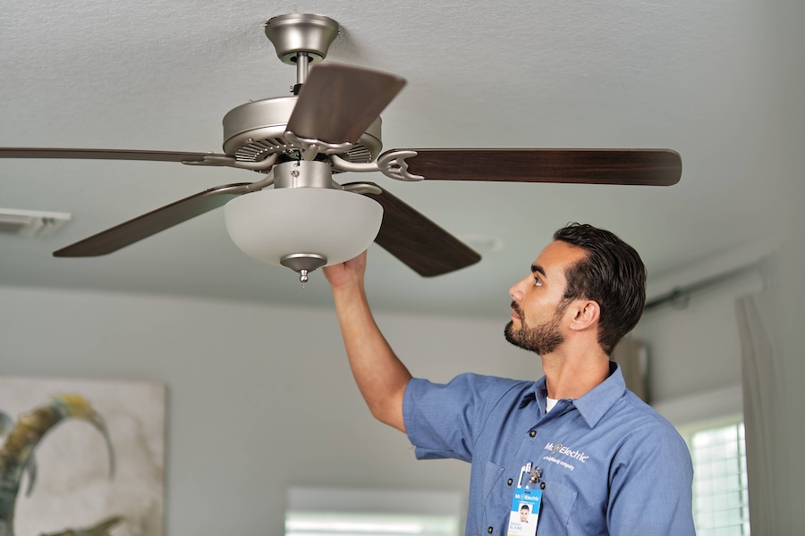 Ceiling Fan Replacement in Hampton, VA