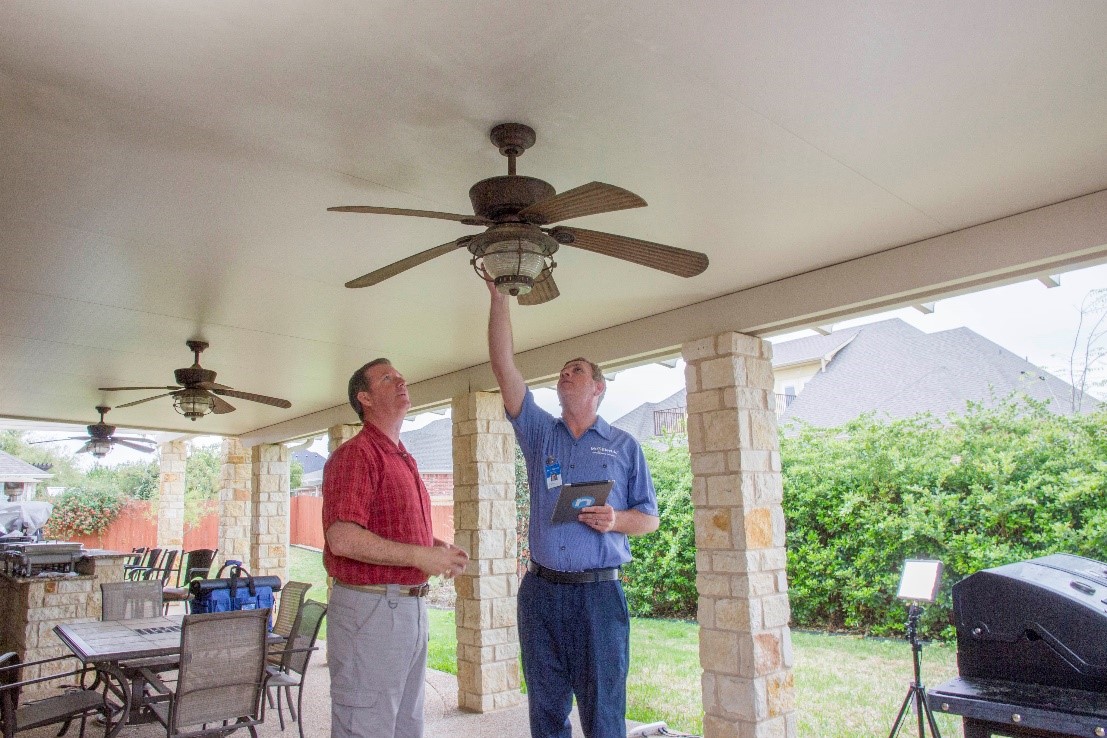 Ceiling Fan Replacement in Yorktown, VA